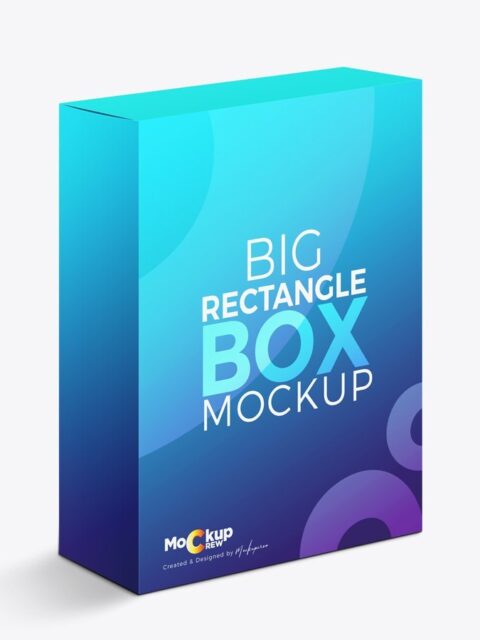 Big Rectangle Box Mockup