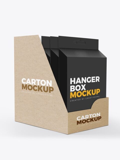 Carton and Hanger Box