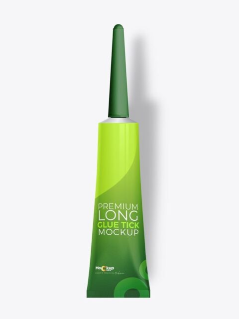 Long Glue Tube Mockup