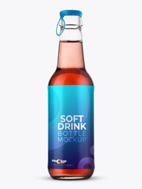 Soft Drink Bottle Mockup