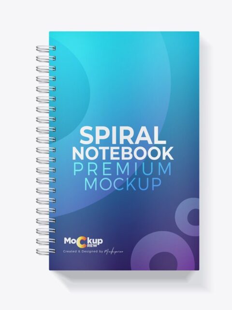 Spiral Notepad Mockup