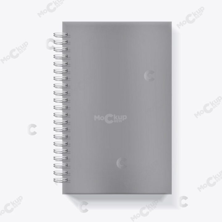 Spiral Notepad Mockup