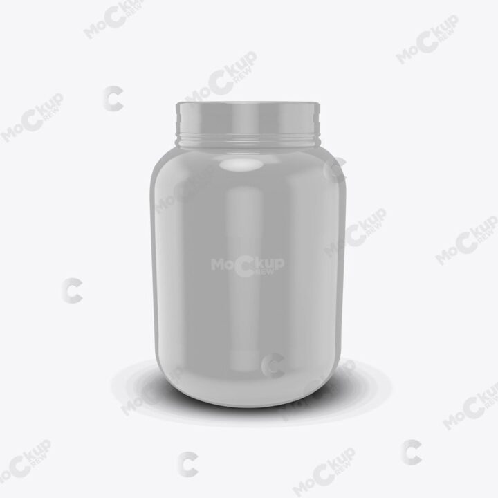 Small Fat Jar Mockup