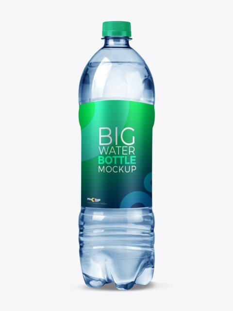 Big Water Bottle Mockup