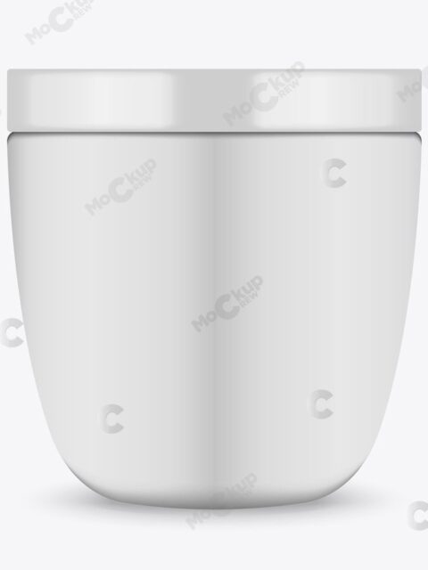 Cosmetic Cream Jar Mockup