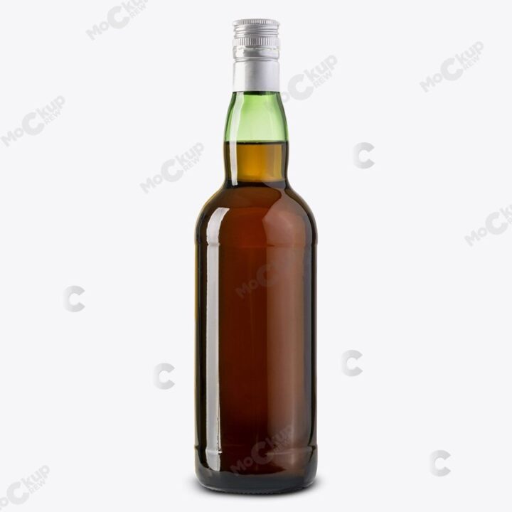 Liquor Shape Bottle Mockup