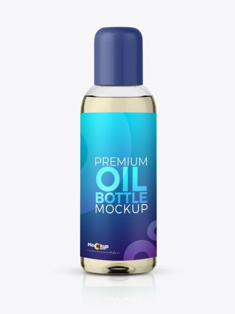 Premium Oil Bottle Mockup