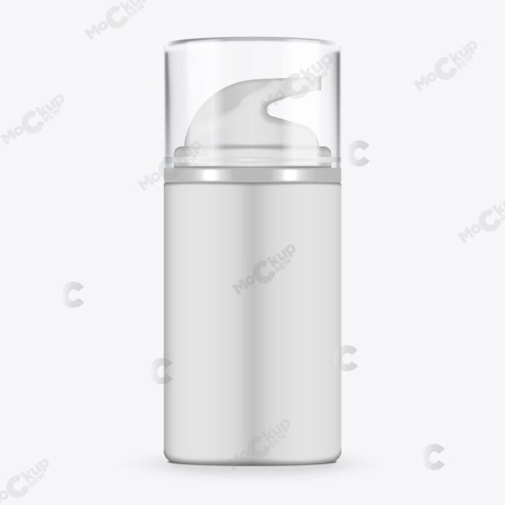 Premium Cosmetic Cream Bottle Mockup