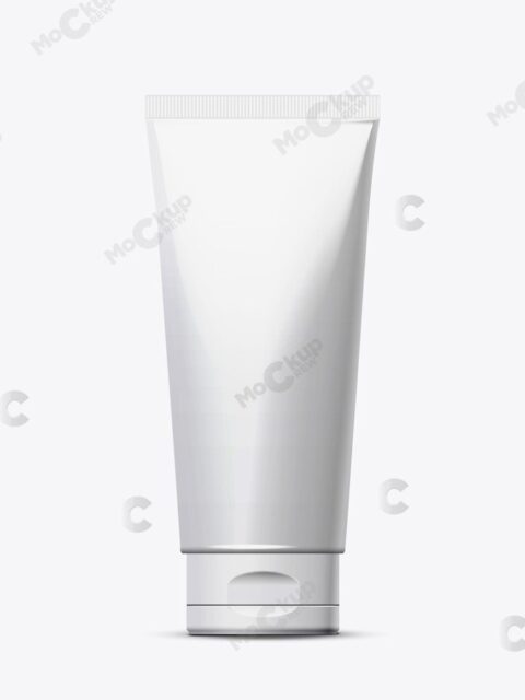 Premium Fat Cream Tube Mockup