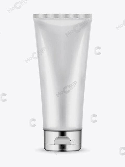 Premium Fat Cream Tube Mockup