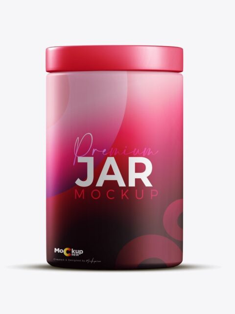 Premium Jar Mockup