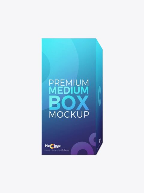 Premium Medium Box Mockup