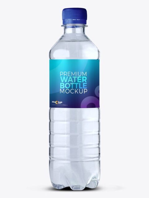 Premium Water Bottle Mockup