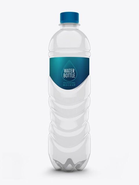 Premium Water Bottle Packaging Mockup