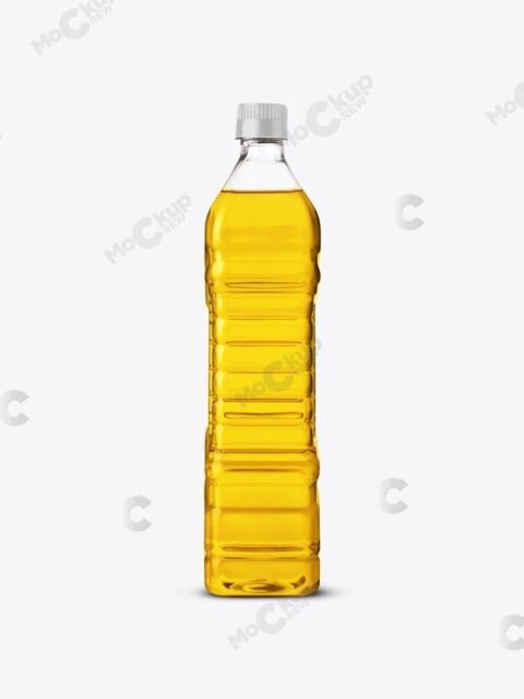 Shape Oil Bottle Mockup