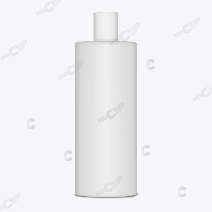 Cosmetic Long Bottle Mockup