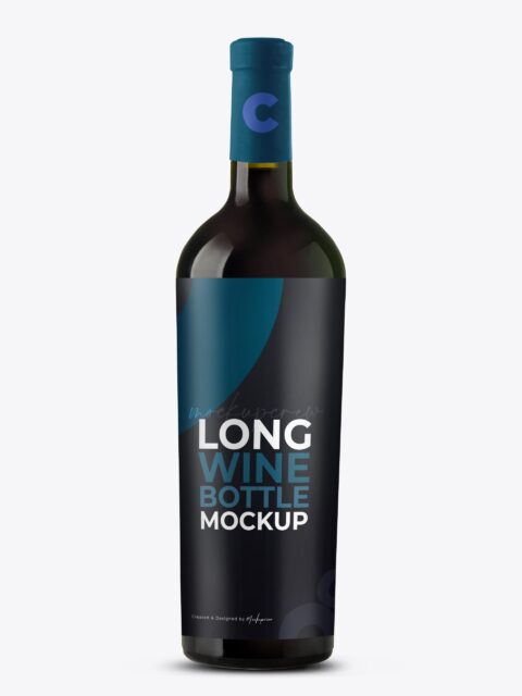 Long Wine Bottle