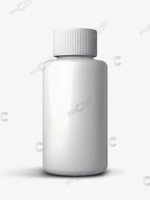 Supplement Bottle Mockup