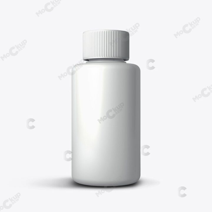 Supplement Bottle Mockup