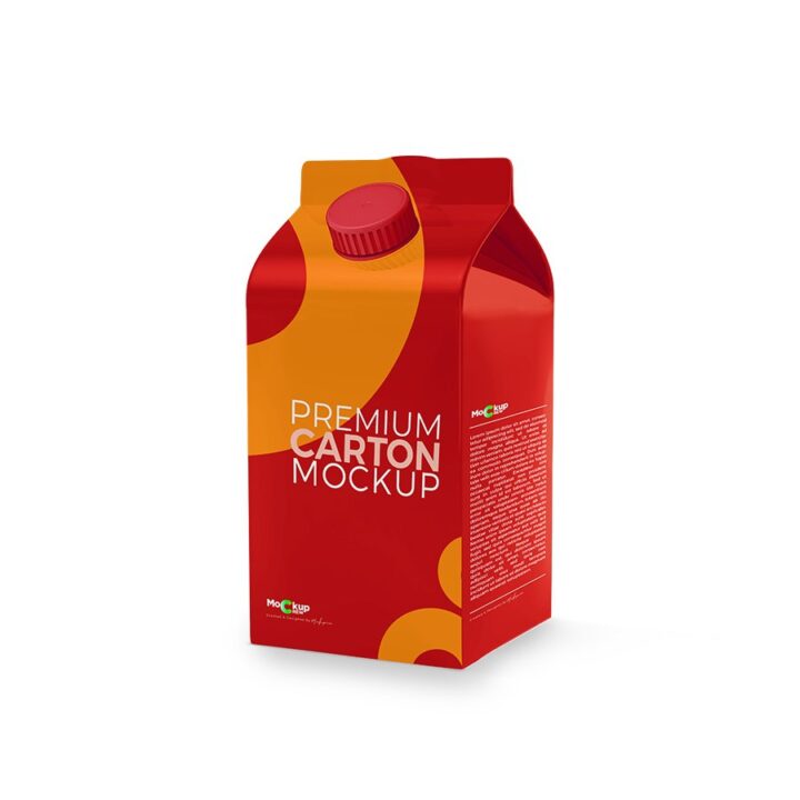 Gloss Tetra Pack Mockup - Image 2