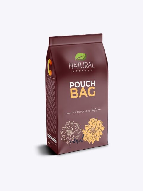 Coffee Pouch Bag Gloss Mockup