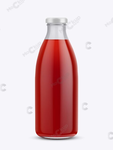 Fruit Juice Bottle Mockup