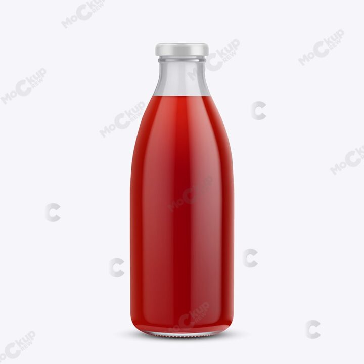 Fruit Juice Bottle Mockup