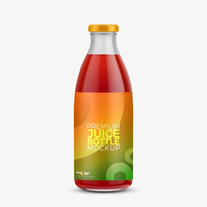 Fruit Juice Bottle Mockup - Image 2