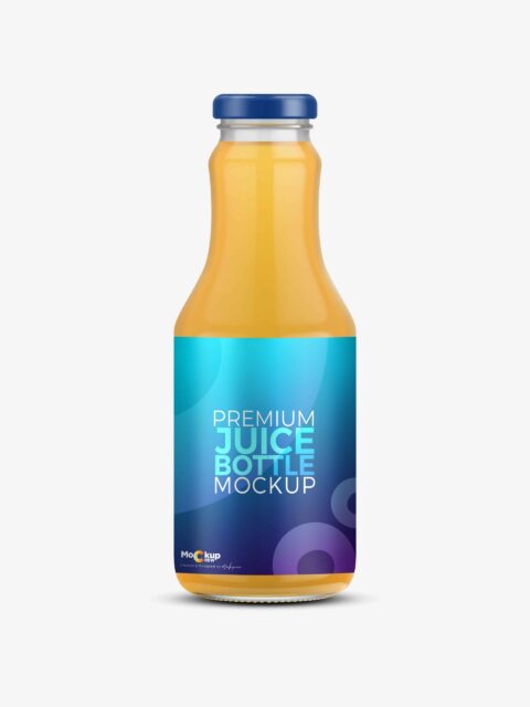 Juice Bottle Mockup