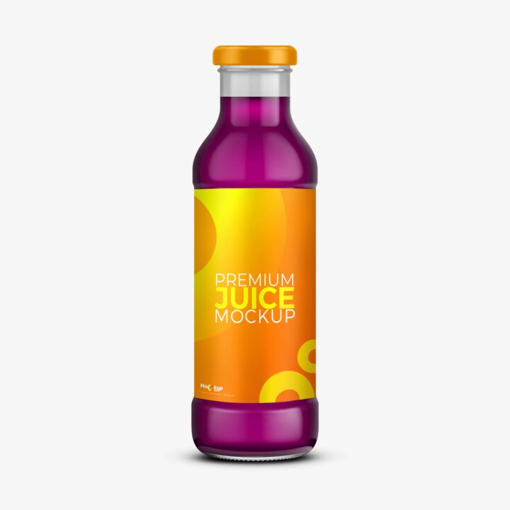 Fruit Juice Bottle Mockup - Image 3