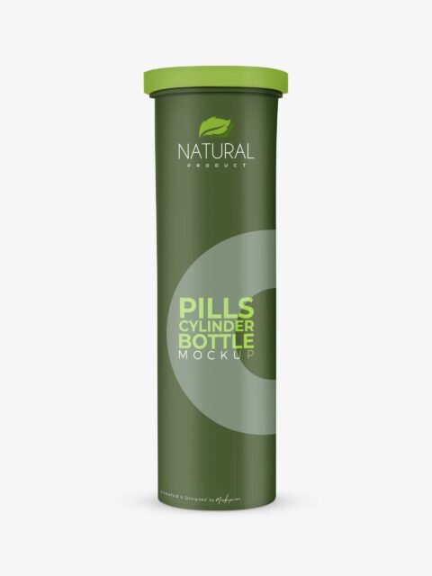 Pills Tube Mockup