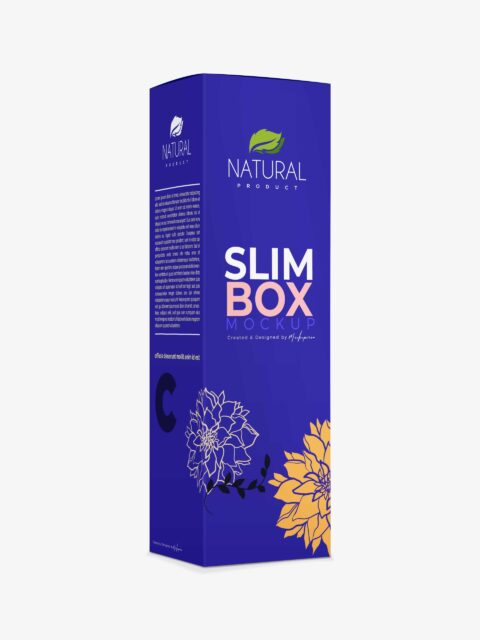 Slim Box Mockup