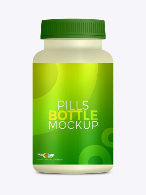 Pills Bottle Mockup