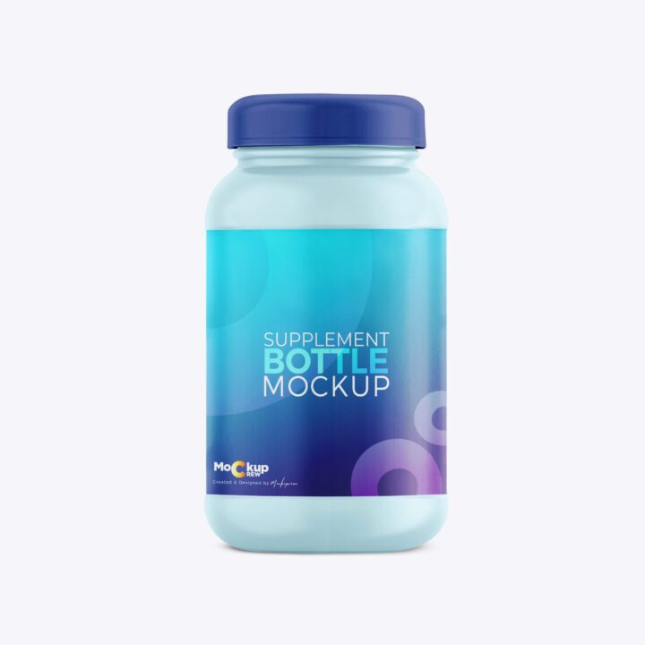 Supplement Bottle Mockup Matte - Image 2