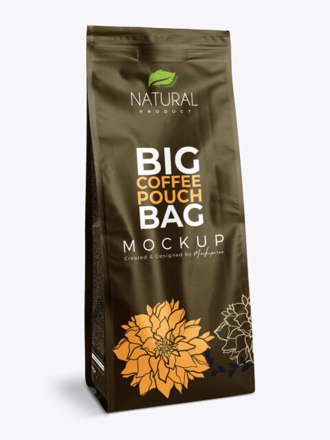 Big Coffee Pouch Bag