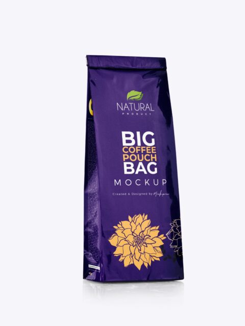 Big Coffee Pouch Bag