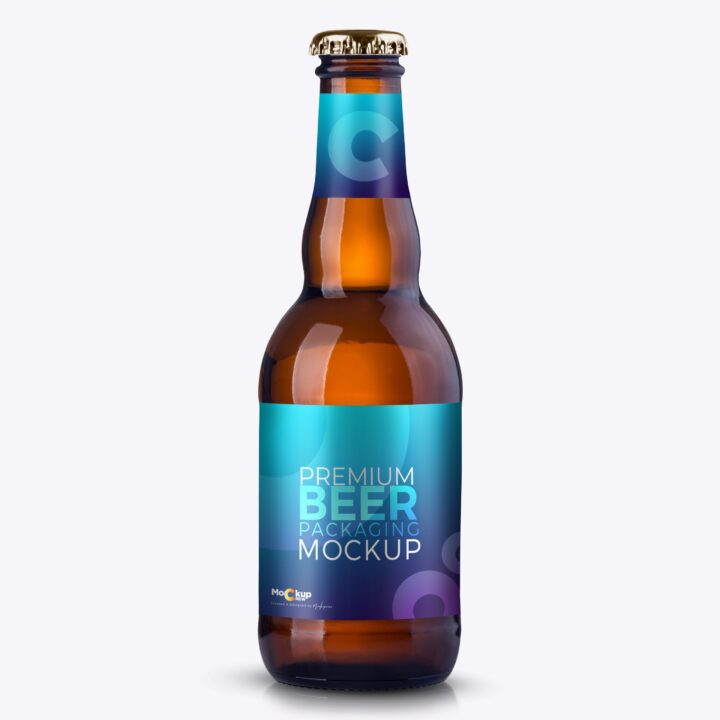 Small Beer Bottle Mockup - Image 2