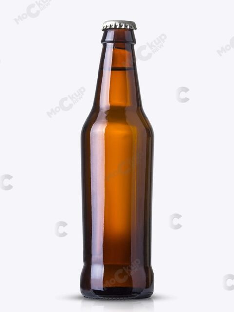 Medium Beer Bottle Mockup