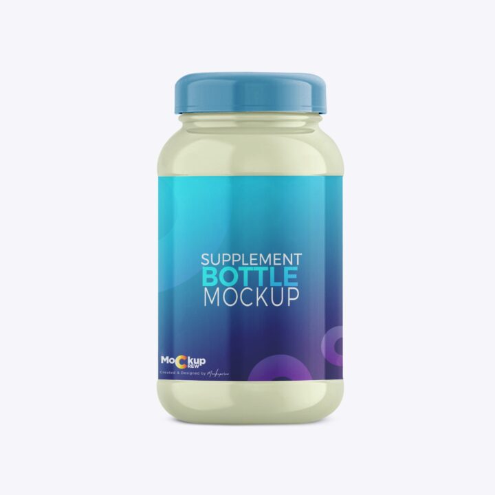 Supplement Bottle Mockup Gloss - Image 3