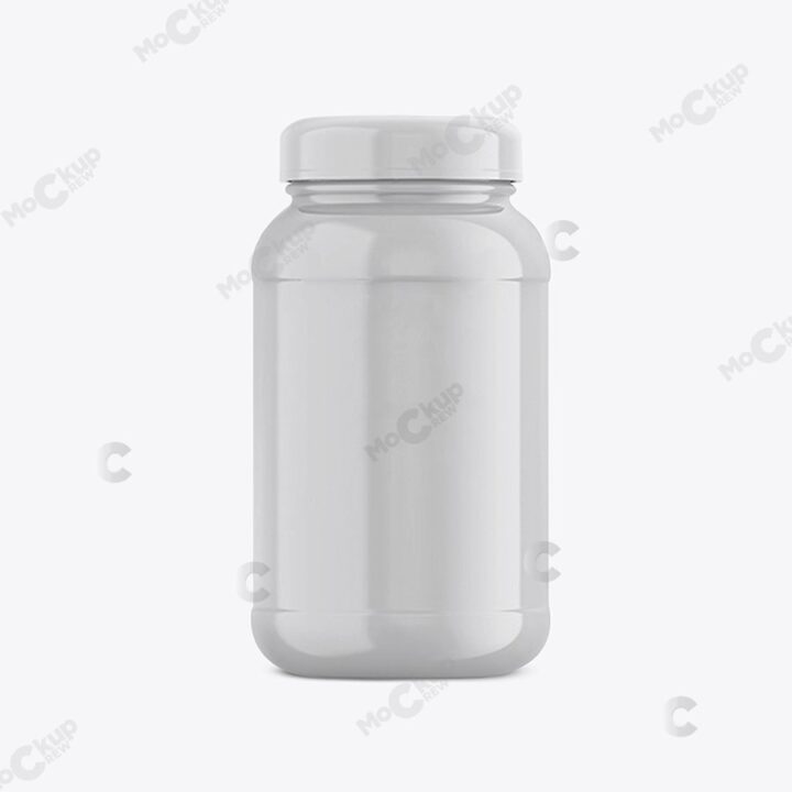 Supplement Bottle Mockup Gloss