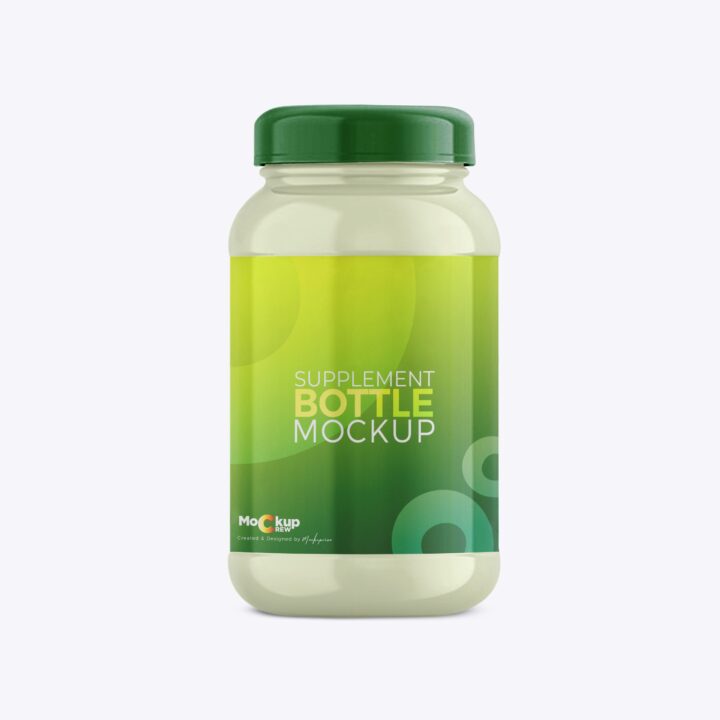 Supplement Bottle Mockup Gloss - Image 2