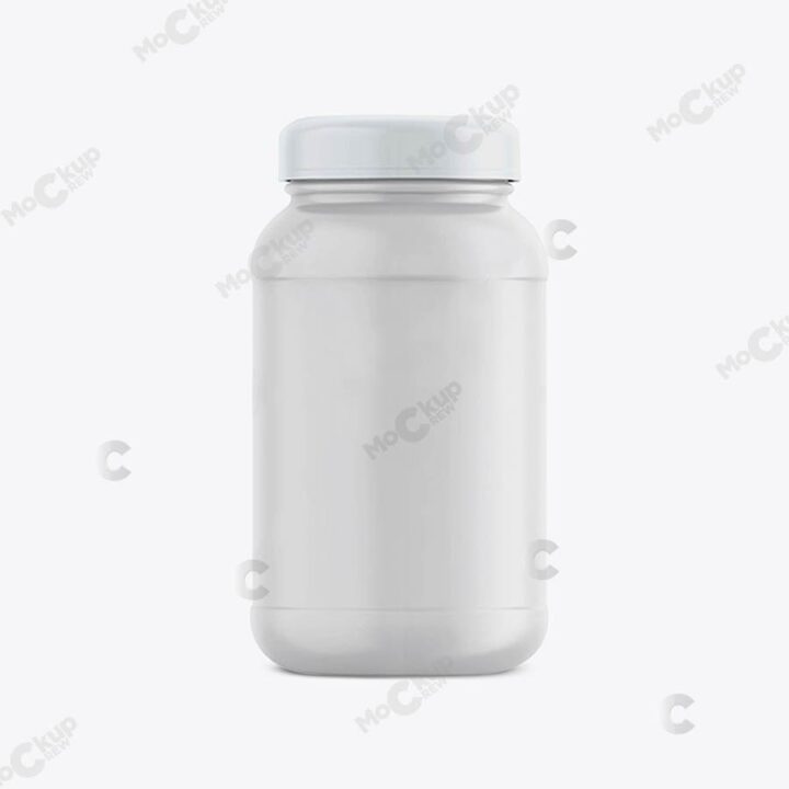 Supplement Bottle Mockup Matte