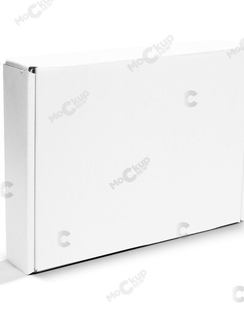 Standup Square Paper Box Mockup