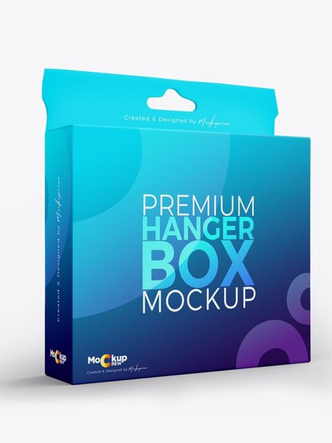 Premium Hanger Box Mockup