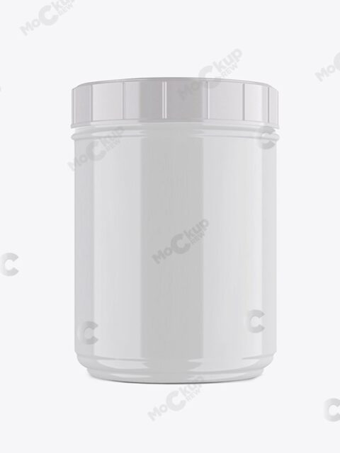 Supplement Jar Mockup Gloss