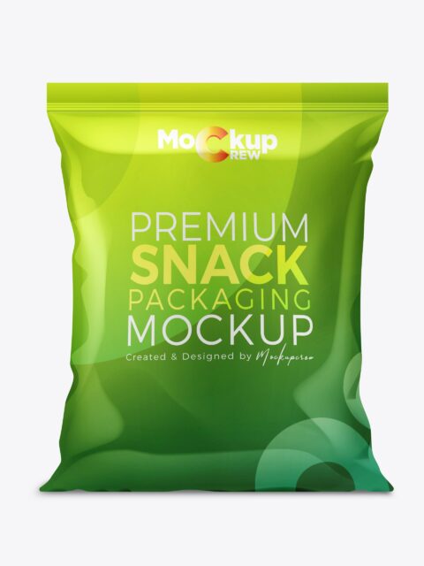 Small Chips Bag Mockup