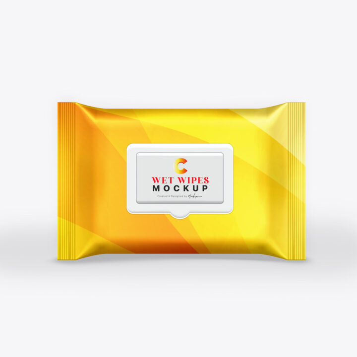 Wet Wipes with Flap Mockup - Image 2