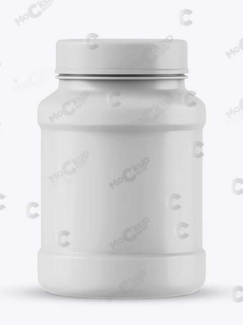 Pills Supplement Bottle Mockup