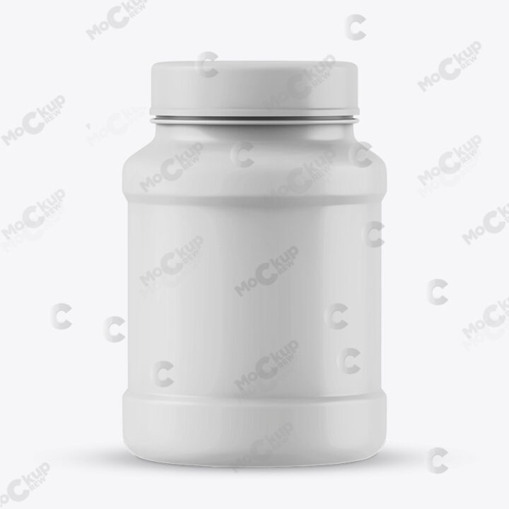 Pills Supplement Bottle Mockup