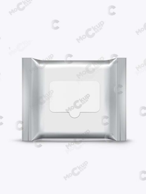 Square Wet Wipes Mockup